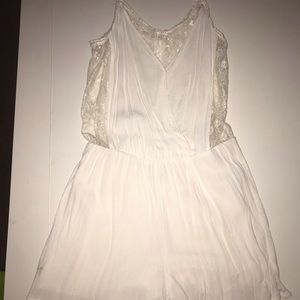 Lacy White Romper